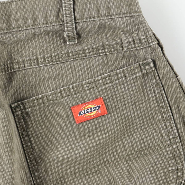 Dickies Painted Duck Painter Pants for Men, W34 equivalent unclear Khaki type sage green Vintage Second Hand