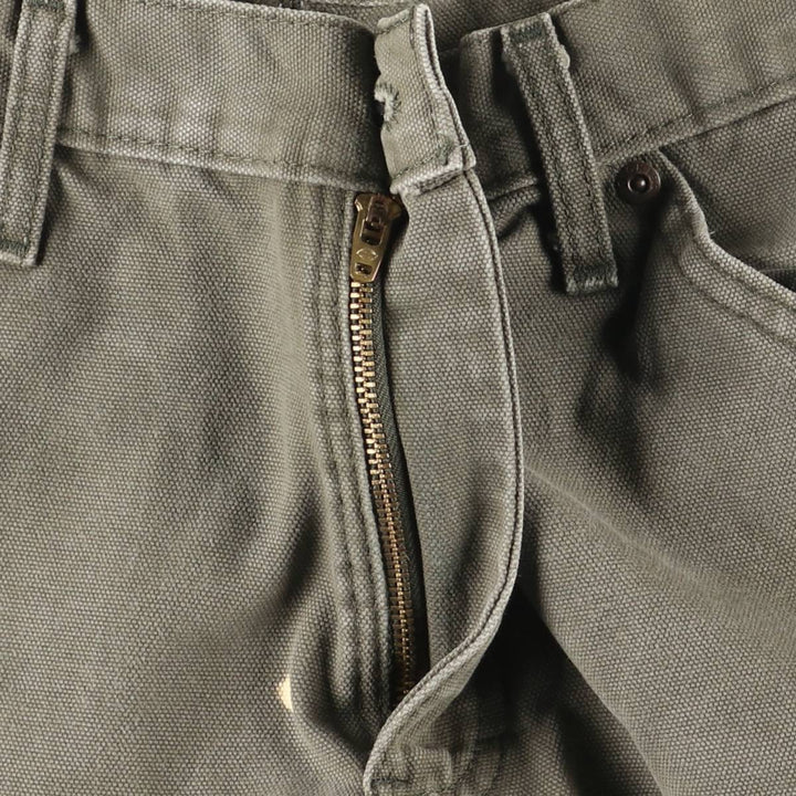 Dickies Painted Duck Painter Pants for Men, W34 equivalent unclear Khaki type sage green Vintage Second Hand