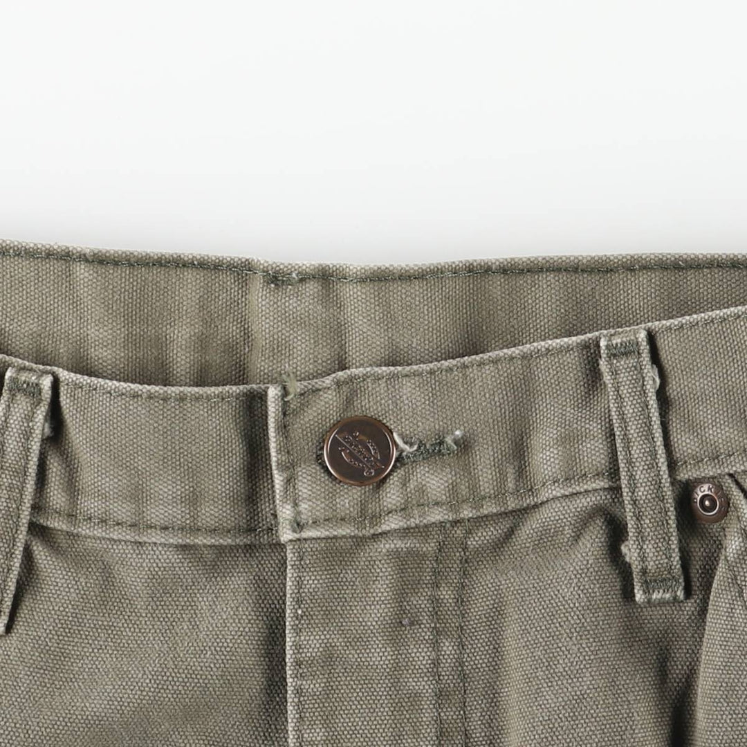 Dickies Painted Duck Painter Pants for Men, W34 equivalent unclear Khaki type sage green Vintage Second Hand