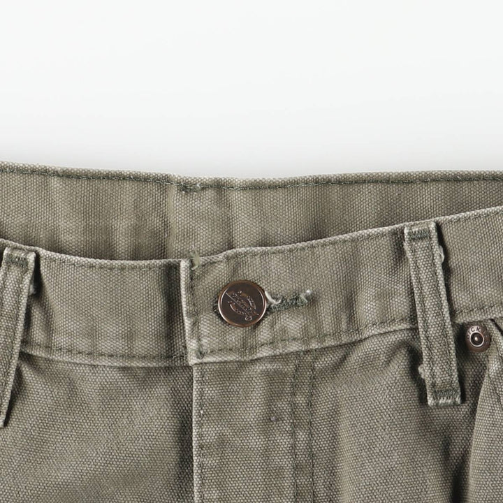 Dickies Painted Duck Painter Pants for Men, W34 equivalent unclear Khaki type sage green Vintage Second Hand