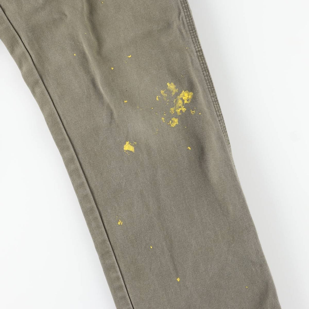 Dickies Painted Duck Painter Pants for Men, W34 equivalent unclear Khaki type sage green Vintage Second Hand