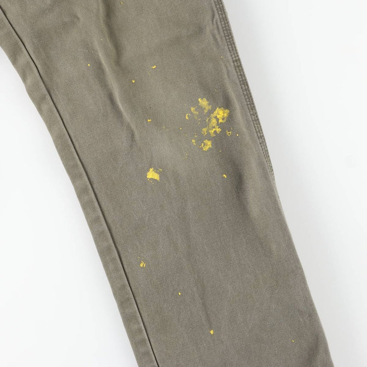 Dickies Painted Duck Painter Pants for Men, W34 equivalent unclear Khaki type sage green Vintage Second Hand