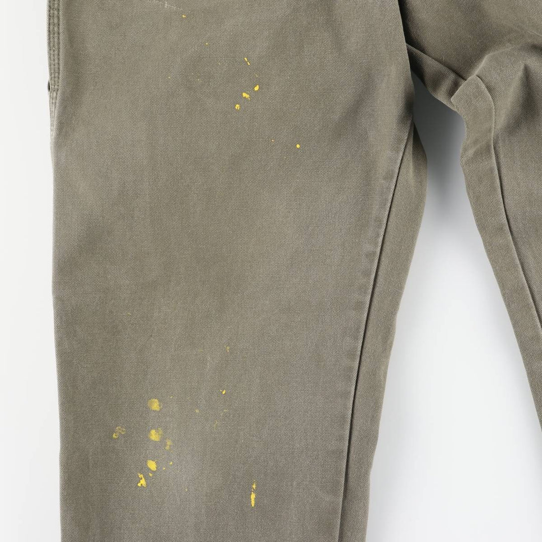 Dickies Painted Duck Painter Pants for Men, W34 equivalent unclear Khaki type sage green Vintage Second Hand