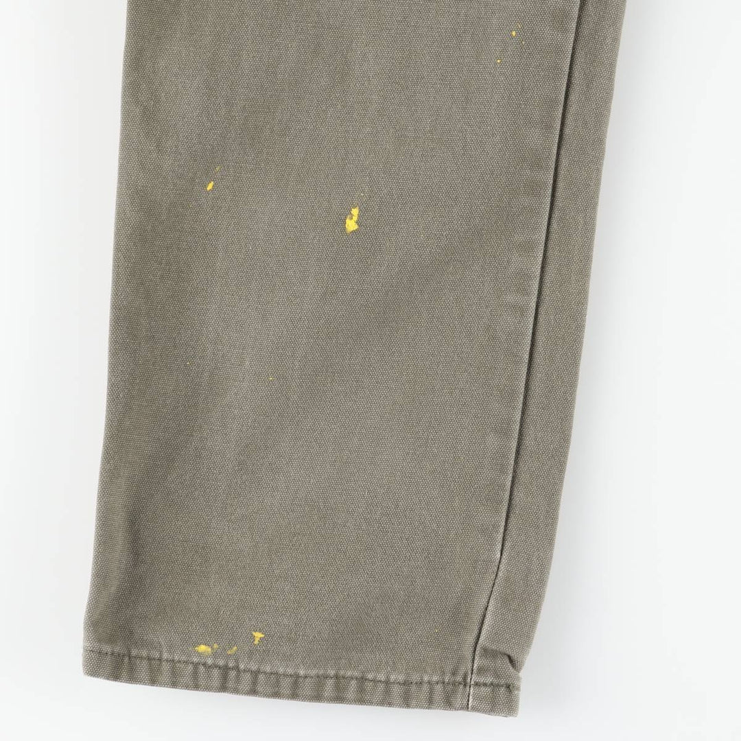 Dickies Painted Duck Painter Pants for Men, W34 equivalent unclear Khaki type sage green Vintage Second Hand