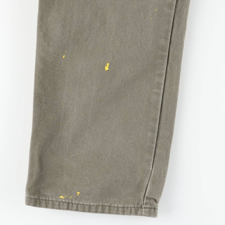 Dickies Painted Duck Painter Pants for Men, W34 equivalent unclear Khaki type sage green Vintage Second Hand