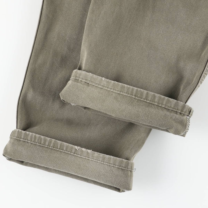 Dickies Painted Duck Painter Pants for Men, W34 equivalent unclear Khaki type sage green Vintage Second Hand