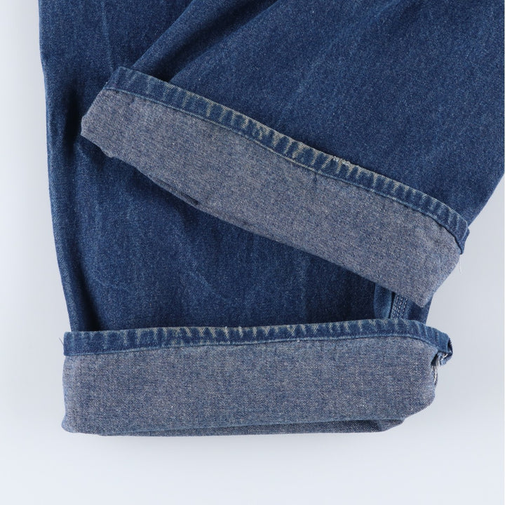 Dickies denim overalls, men's size W44 (approx.) cotton blue type Vintage Second Hand