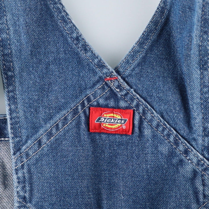 Dickies denim overalls for men, equivalent to W39 cotton blue type Vintage Second Hand