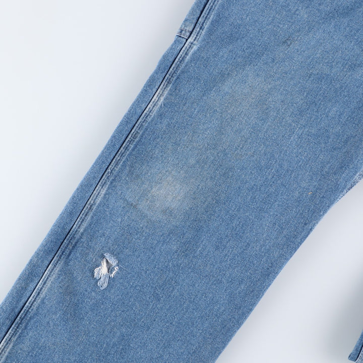 Dickies denim overalls for men, equivalent to W35 cotton blue type Vintage Second Hand