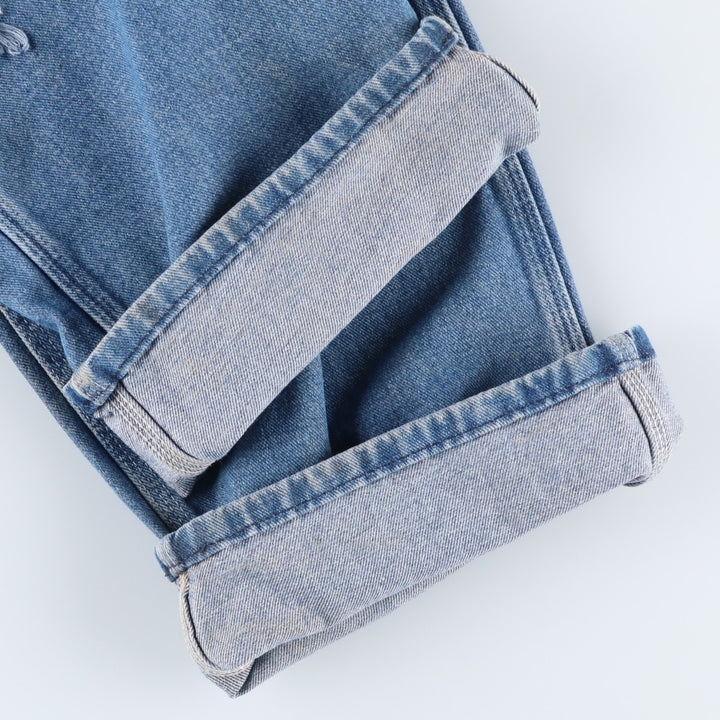 Dickies denim overalls for men, equivalent to W35 cotton blue type Vintage Second Hand