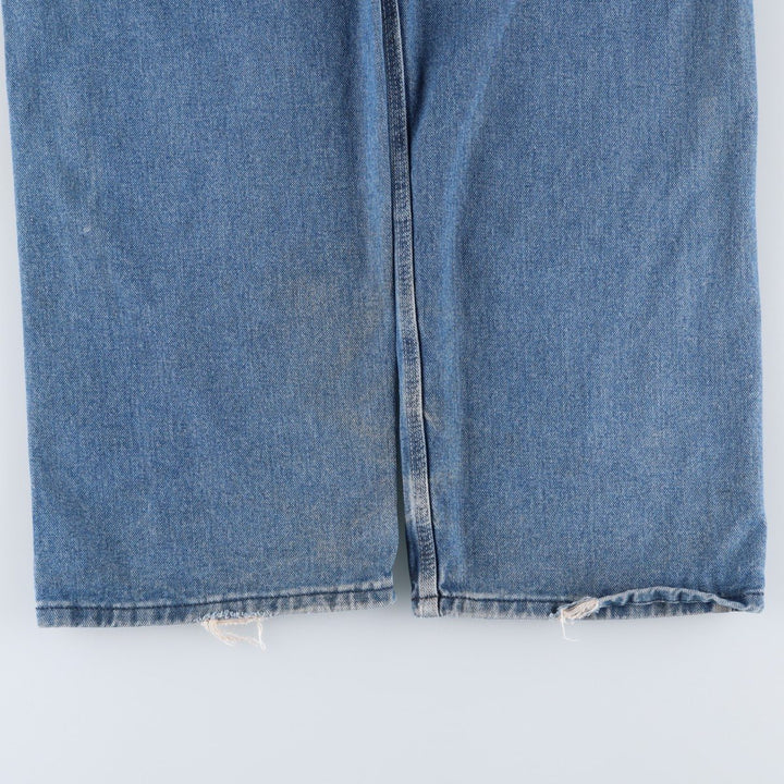 Dickies denim overalls for men, equivalent to W35 cotton blue type Vintage Second Hand
