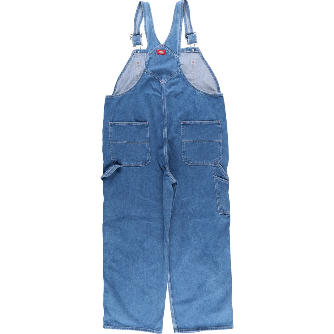 Dickies denim overalls for men, equivalent to W39 cotton blue type Vintage Second Hand