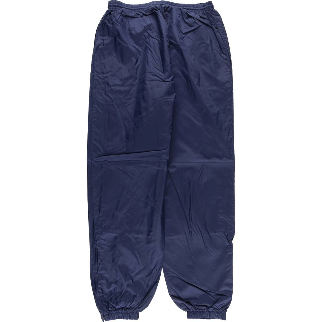Vintage 90s-00'S Adidas nylon pants, crinkle pants, men's size L Nylon navy blue type Vintage Second Hand
