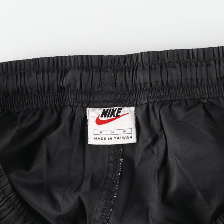 90'S Nike Nylon Pants, Shaka Shaka Pants, Men's M Size, Vintage Nylon black type Vintage Second Hand