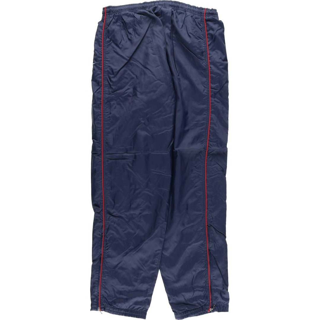90'S Nike Nylon Shaka Shaka Pants, Men's Size L, Vintage Nylon navy blue type Vintage Second Hand