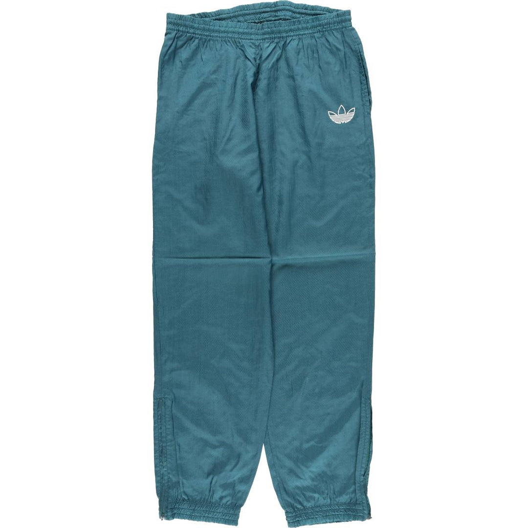 Vintage 80s-90'S Adidas ripstop nylon pants, crinkle pants, men's size M Nylon green type Vintage Second Hand