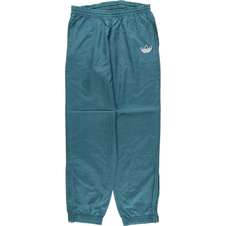 Vintage 80s-90'S Adidas ripstop nylon pants, crinkle pants, men's size M Nylon green type Vintage Second Hand