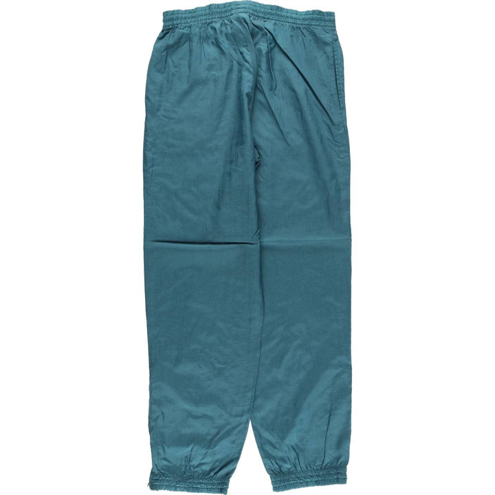 Vintage 80s-90'S Adidas ripstop nylon pants, crinkle pants, men's size M Nylon green type Vintage Second Hand
