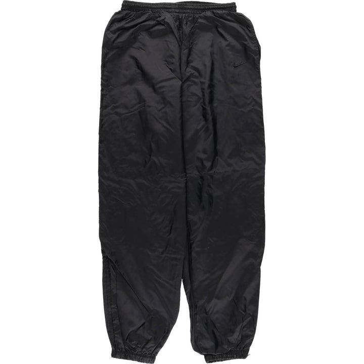 90'S Nike Nylon Pants, Shaka Shaka Pants, Men's XL Size, Vintage Nylon black type Vintage Second Hand
