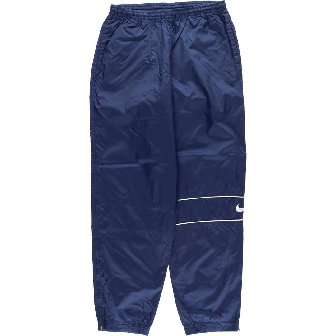 90'S Nike Nylon Pants, Shaka Shaka Pants, Men's XL Size, Vintage Nylon navy blue type Vintage Second Hand
