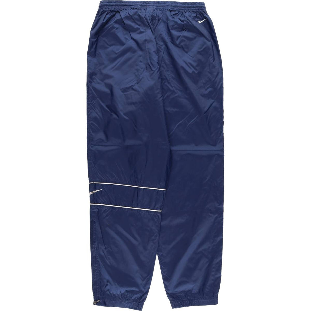 90'S Nike Nylon Pants, Shaka Shaka Pants, Men's XL Size, Vintage Nylon navy blue type Vintage Second Hand