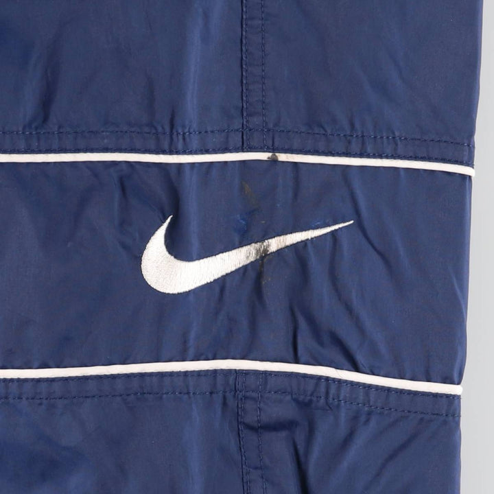 90'S Nike Nylon Pants, Shaka Shaka Pants, Men's XL Size, Vintage Nylon navy blue type Vintage Second Hand