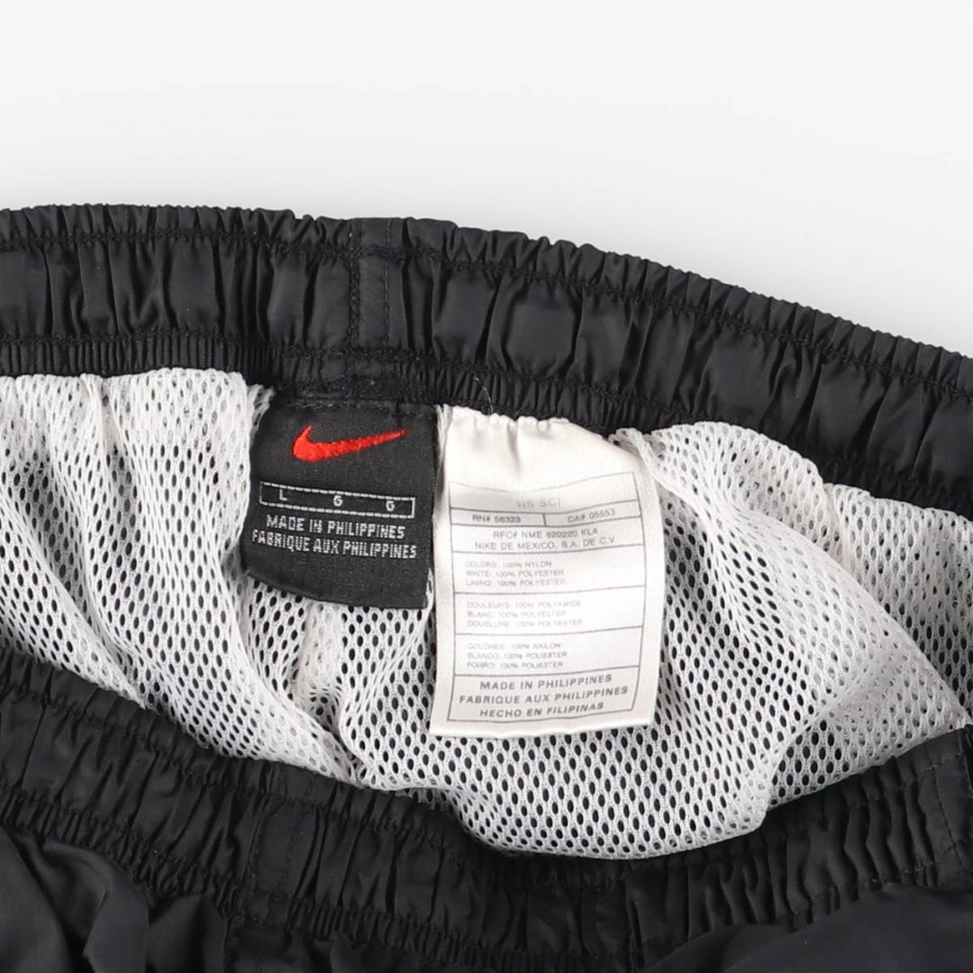90'S Nike Nylon Shaka Shaka Pants, Men's Size L, Vintage Nylon black type Vintage Second Hand