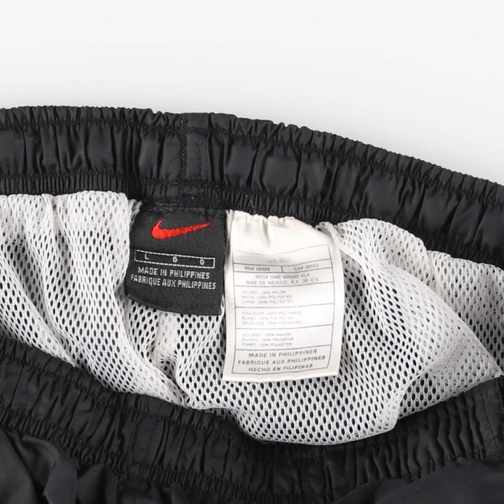 90'S Nike Nylon Shaka Shaka Pants, Men's Size L, Vintage Nylon black type Vintage Second Hand
