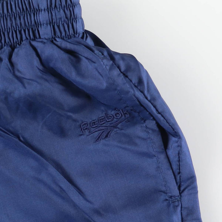 90'S Reebok Nylon Shaka Shaka Pants, Men's Size L, Vintage Nylon blue type Vintage Second Hand