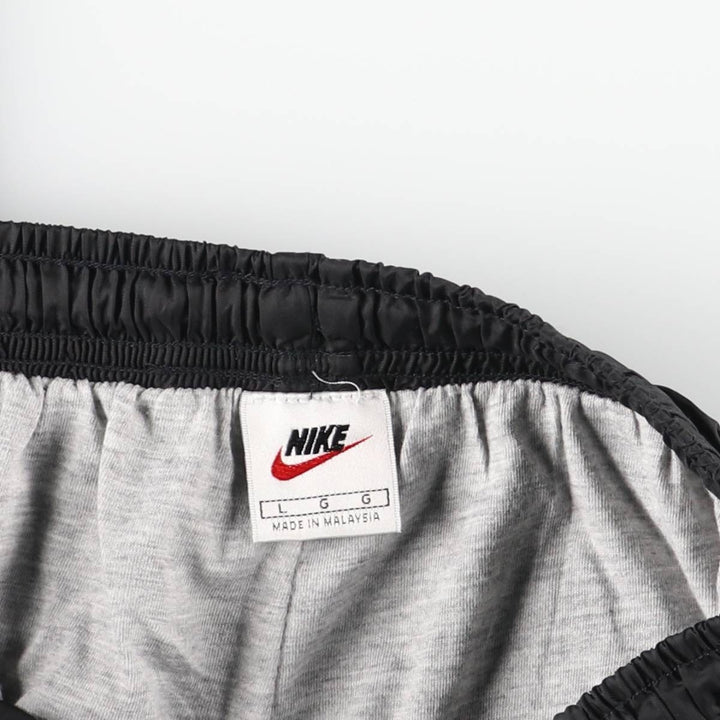 90'S Nike Nylon Shaka Shaka Pants, Men's Size L, Vintage Nylon black type Vintage Second Hand