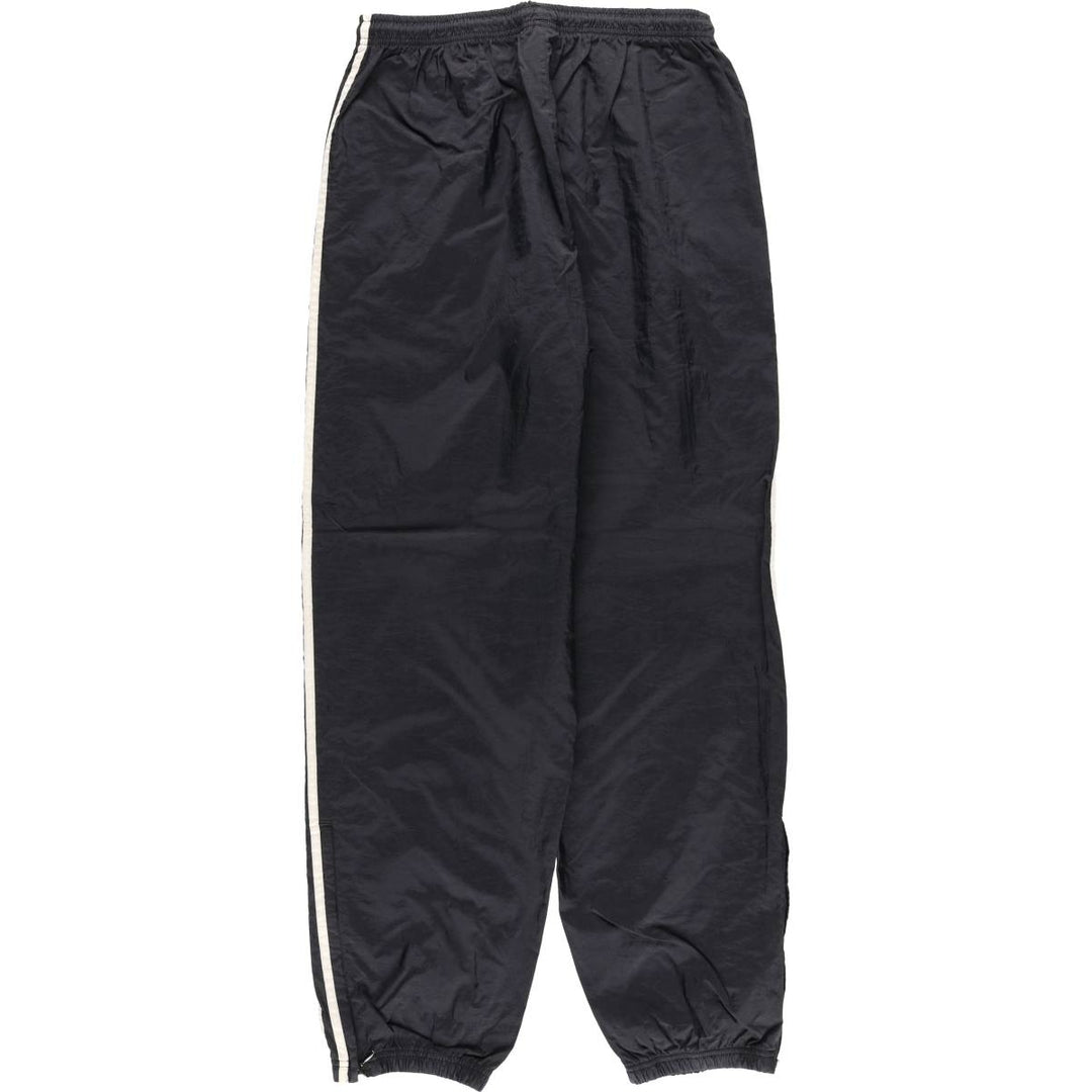 90s~00'S Adidas nylon pants, rustling pants, men's size L Nylon black type Vintage Second Hand