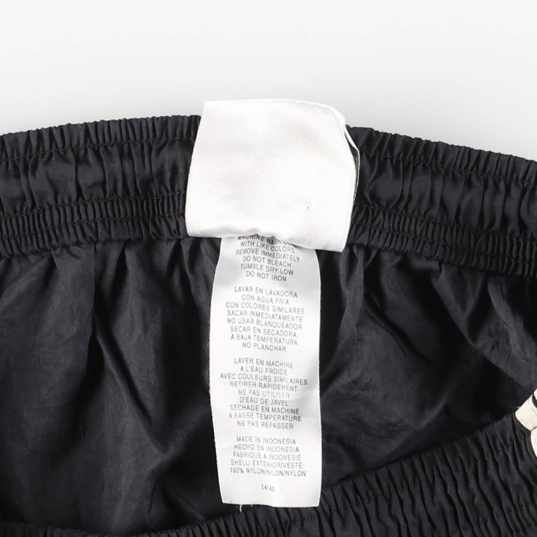 90s~00'S Adidas nylon pants, rustling pants, men's size L Nylon black type Vintage Second Hand