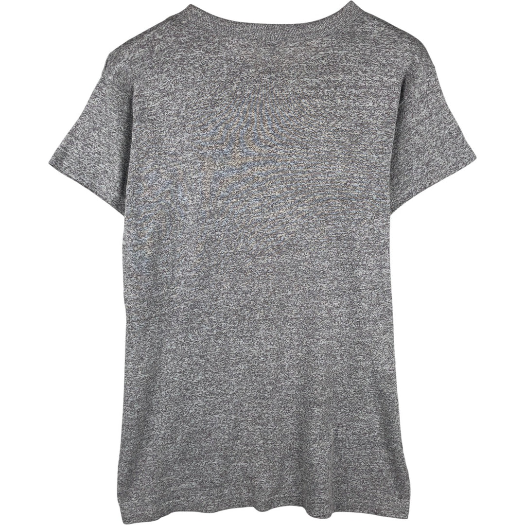 Vintage 1980'S Champion Trico Tag Print T-Shirt, Made in USA, Men's Size Small cotton gray type Vintage Second Hand