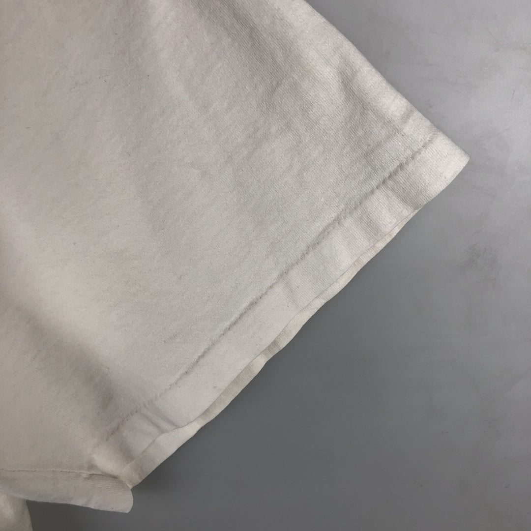 90'S Nike Back Print T-Shirt, Made in USA, Men's XXL equivalent, Vintage cotton white type Vintage Second Hand