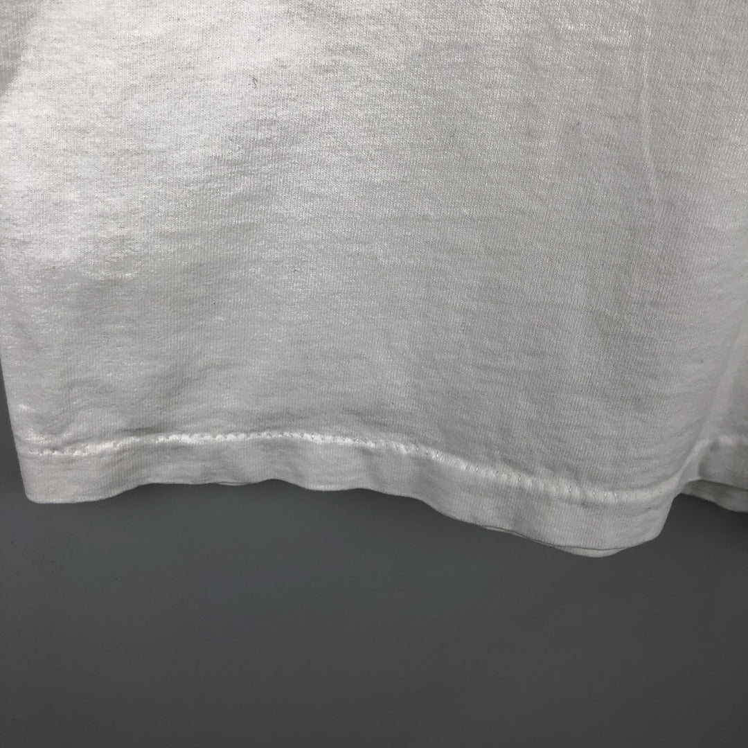90'S Nike Back Print T-Shirt, Made in USA, Men's XXL equivalent, Vintage cotton white type Vintage Second Hand