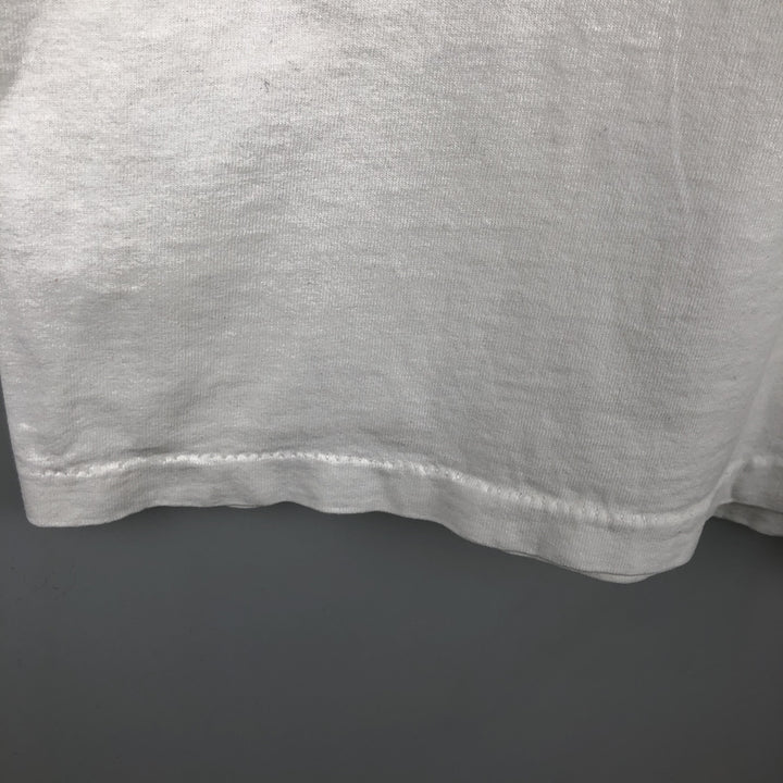 90'S Nike Back Print T-Shirt, Made in USA, Men's XXL equivalent, Vintage cotton white type Vintage Second Hand