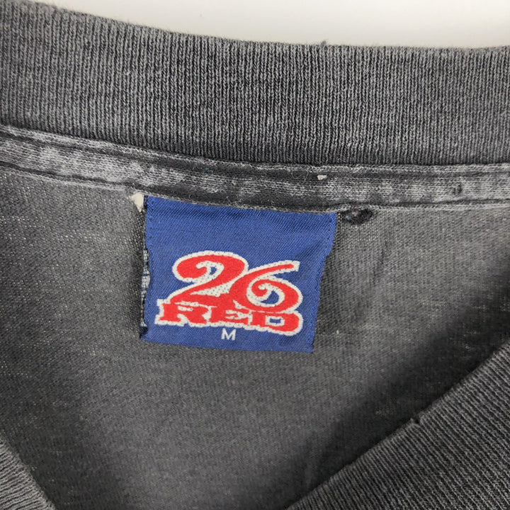 Vintage 90'S 26RED surf/skate T-shirt, made in the USA, size M, men's cotton Charcoal Vintage Second Hand