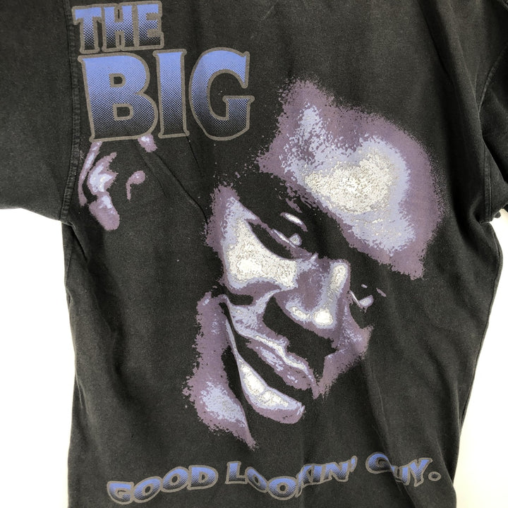 Vintage 90'S Reebok printed T-shirt, size M, men's cotton black type Vintage Second Hand