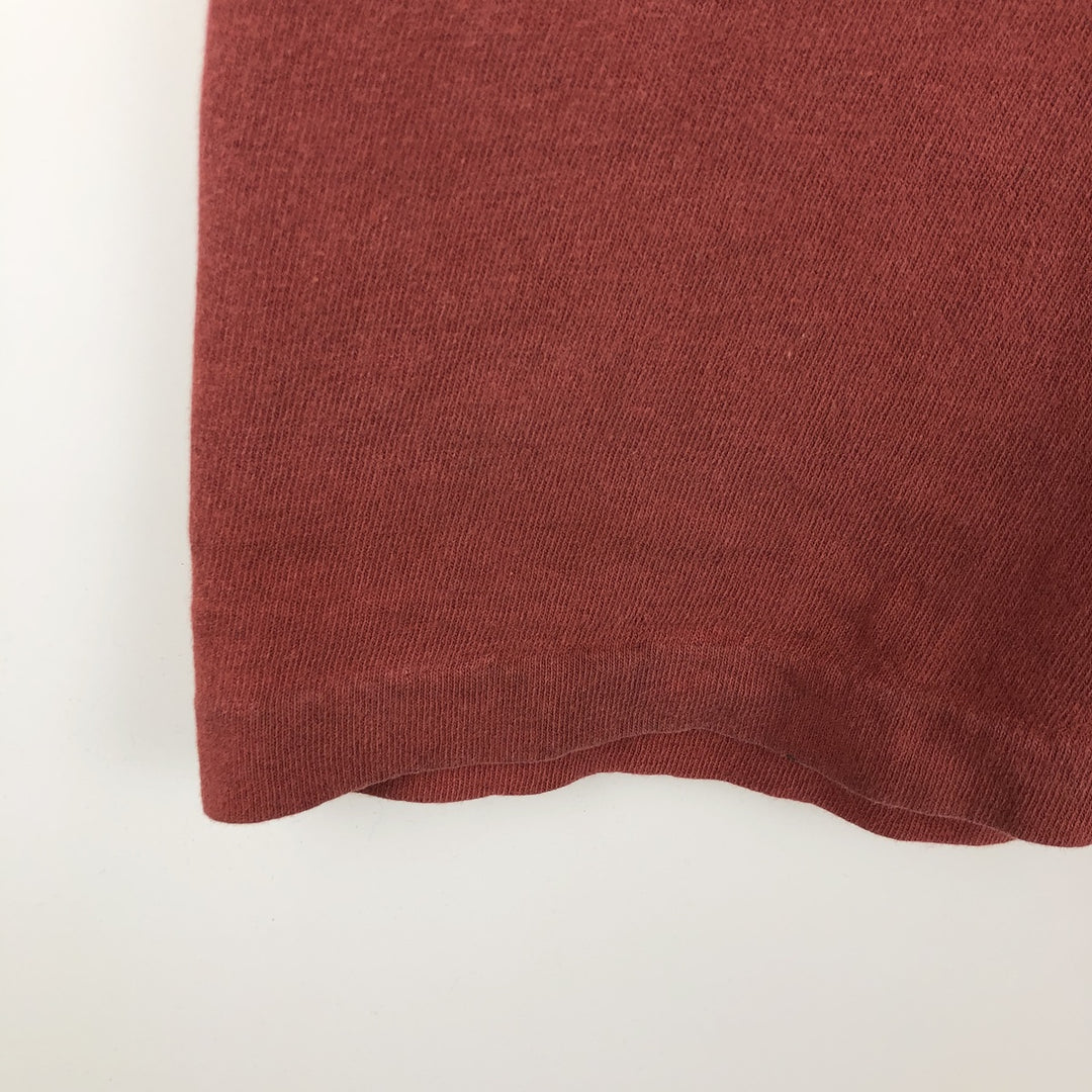 REDSAND Print T-shirt, Made in USA, Men's XL cotton red type reddish brown Vintage Second Hand