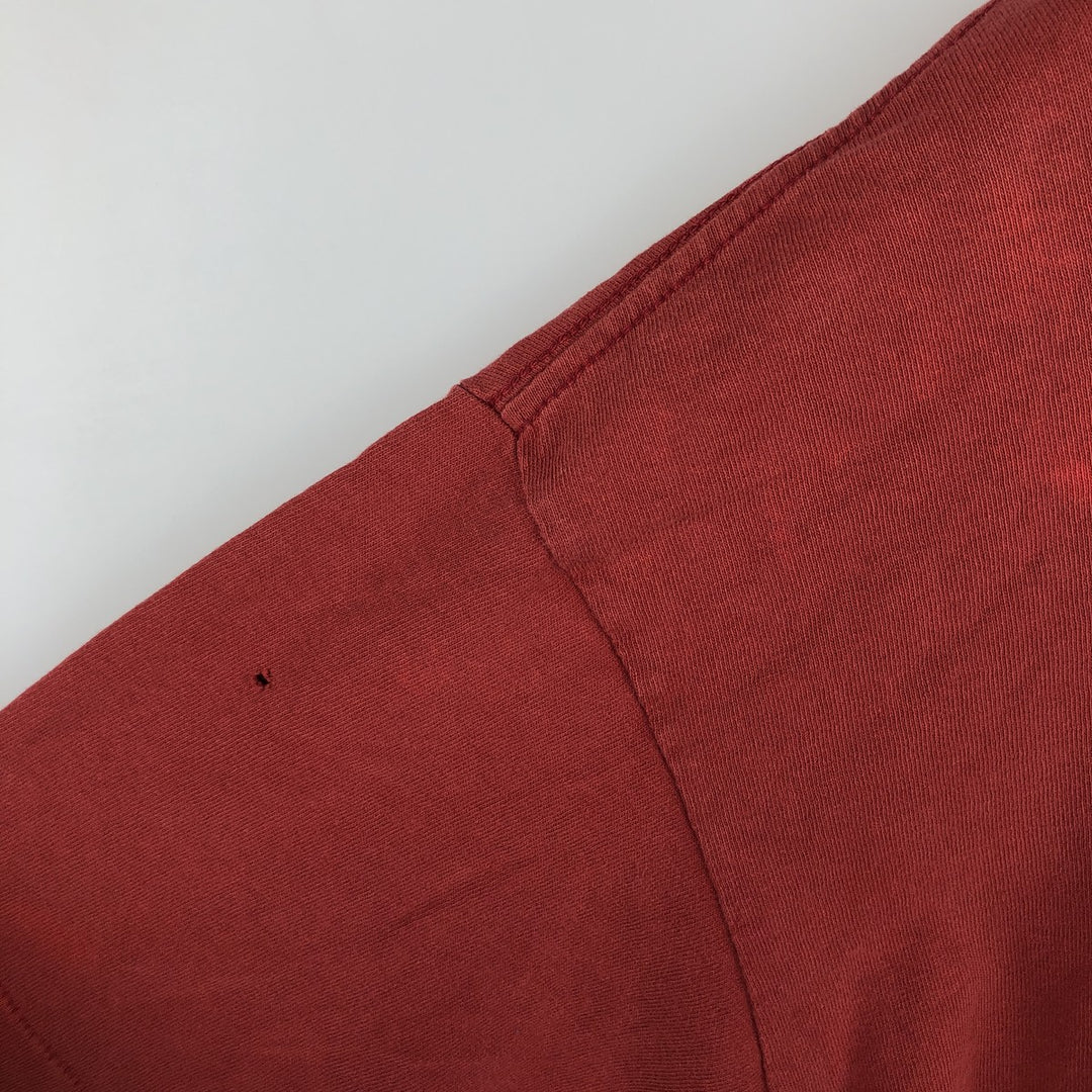 90'S FRESHJIVE logo print T-shirt, men's size XL unclear red type reddish brown Vintage Second Hand