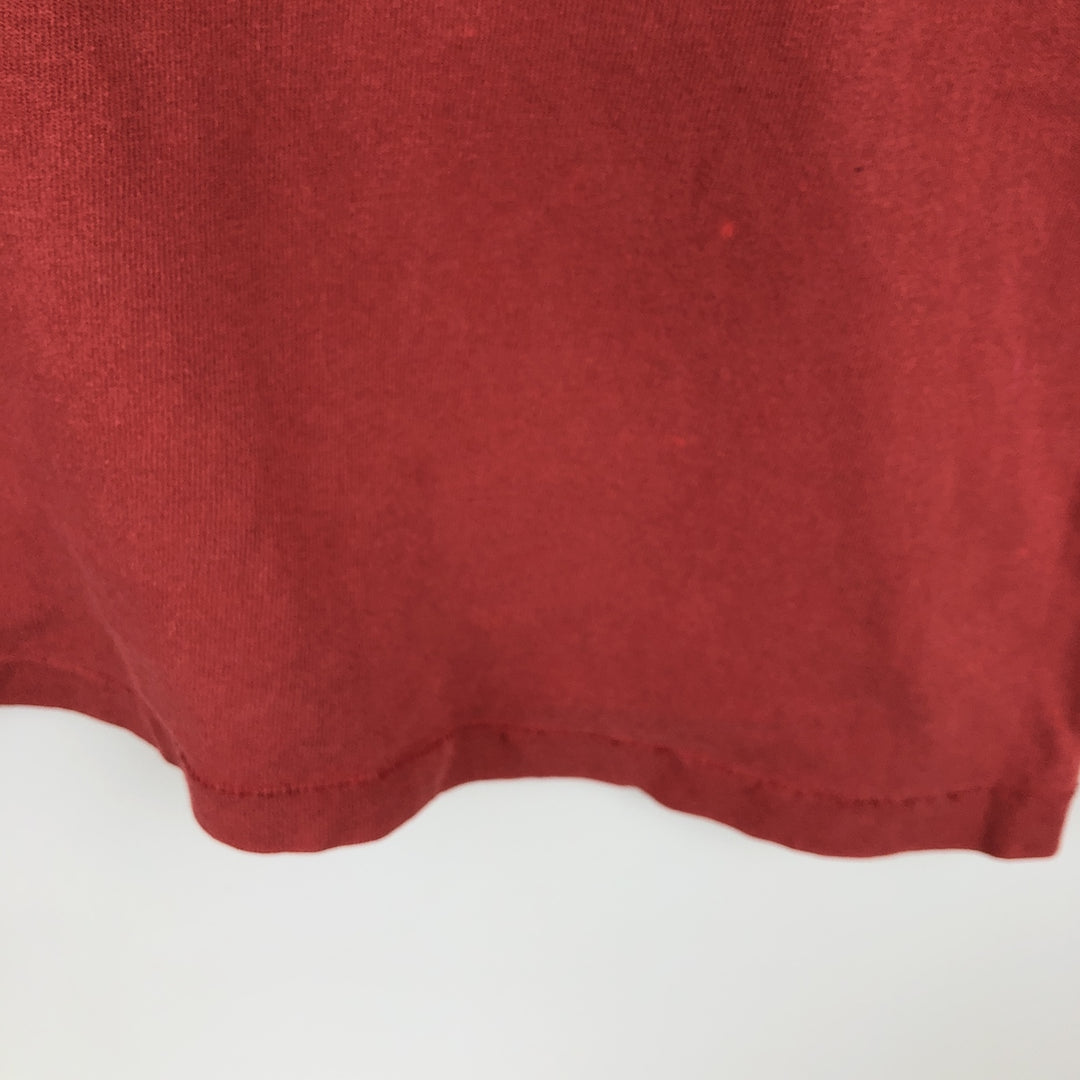90'S FRESHJIVE logo print T-shirt, men's size XL unclear red type reddish brown Vintage Second Hand