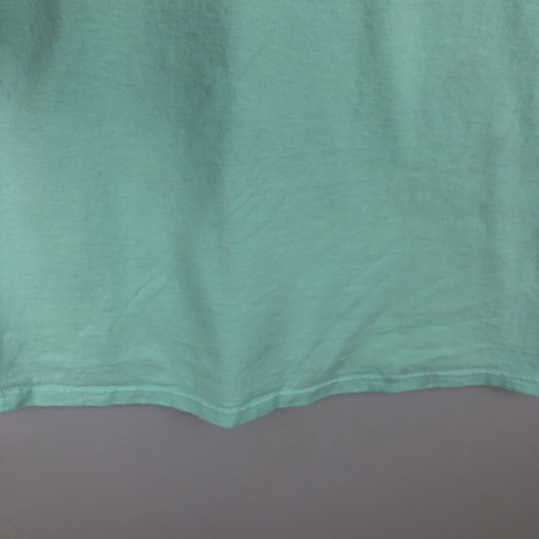 SANTA CRUZ Santa Cruz logo print T-shirt, men's size L cotton Emerald green Vintage Second Hand