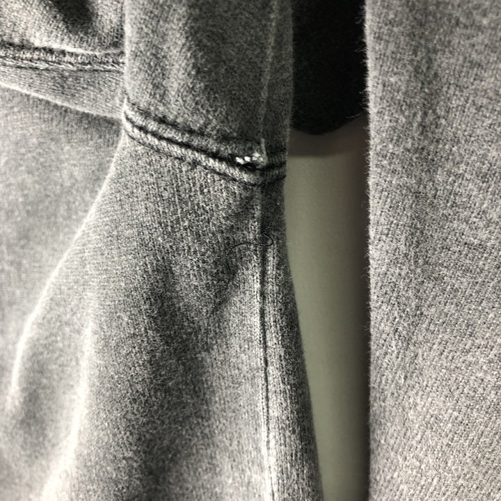 Vintage 90'S J.Crew long-sleeved polo shirt, size M, men's cotton gray type Vintage Second Hand