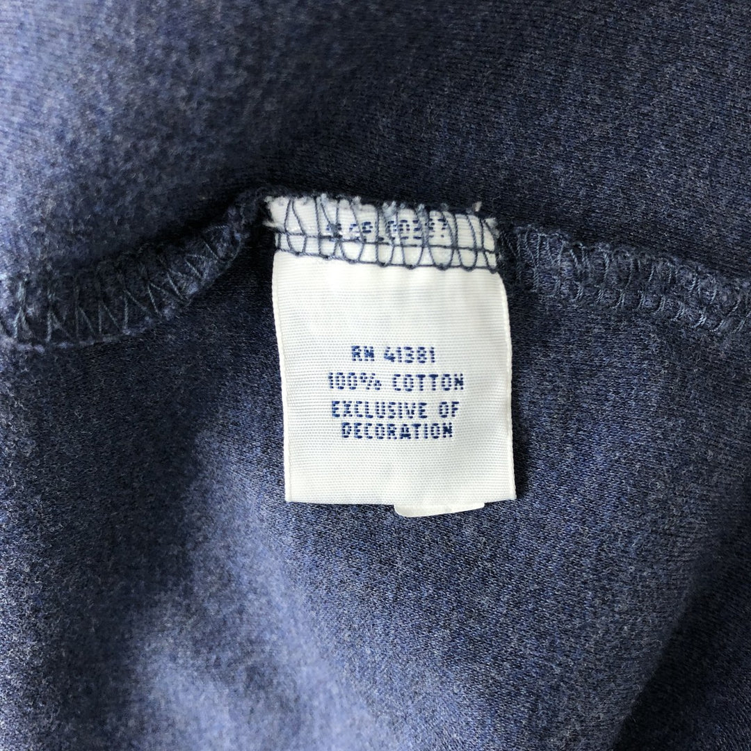 Ralph Lauren POLO RALPH LAUREN long-sleeved polo shirt, men's size XXL cotton Navy blue Vintage Second Hand