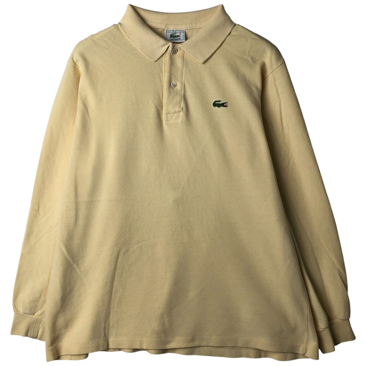 Lacoste LACOSTE Long Sleeve Polo Shirt Size 6 Men's XL cotton lemon yellow Vintage Second Hand