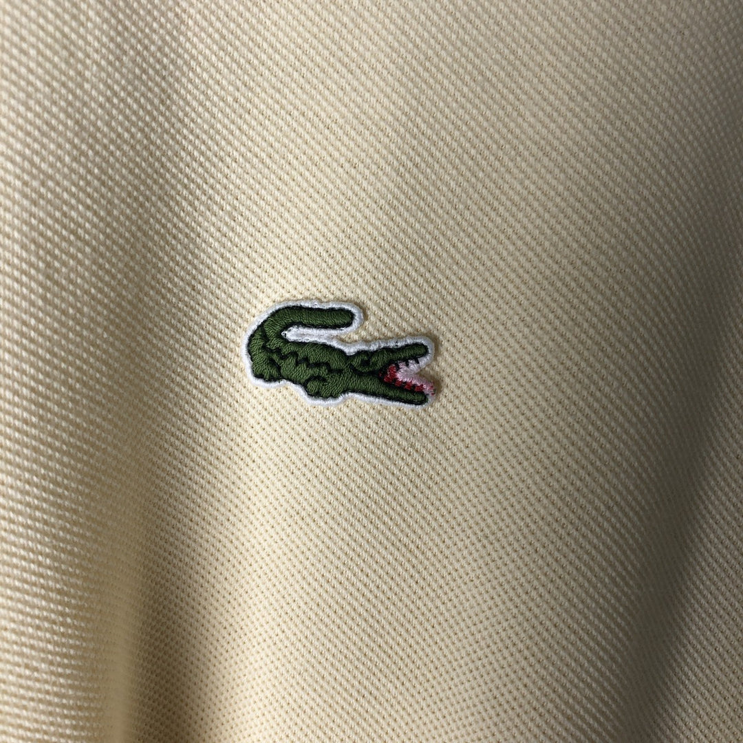 Lacoste LACOSTE Long Sleeve Polo Shirt Size 6 Men's XL cotton lemon yellow Vintage Second Hand