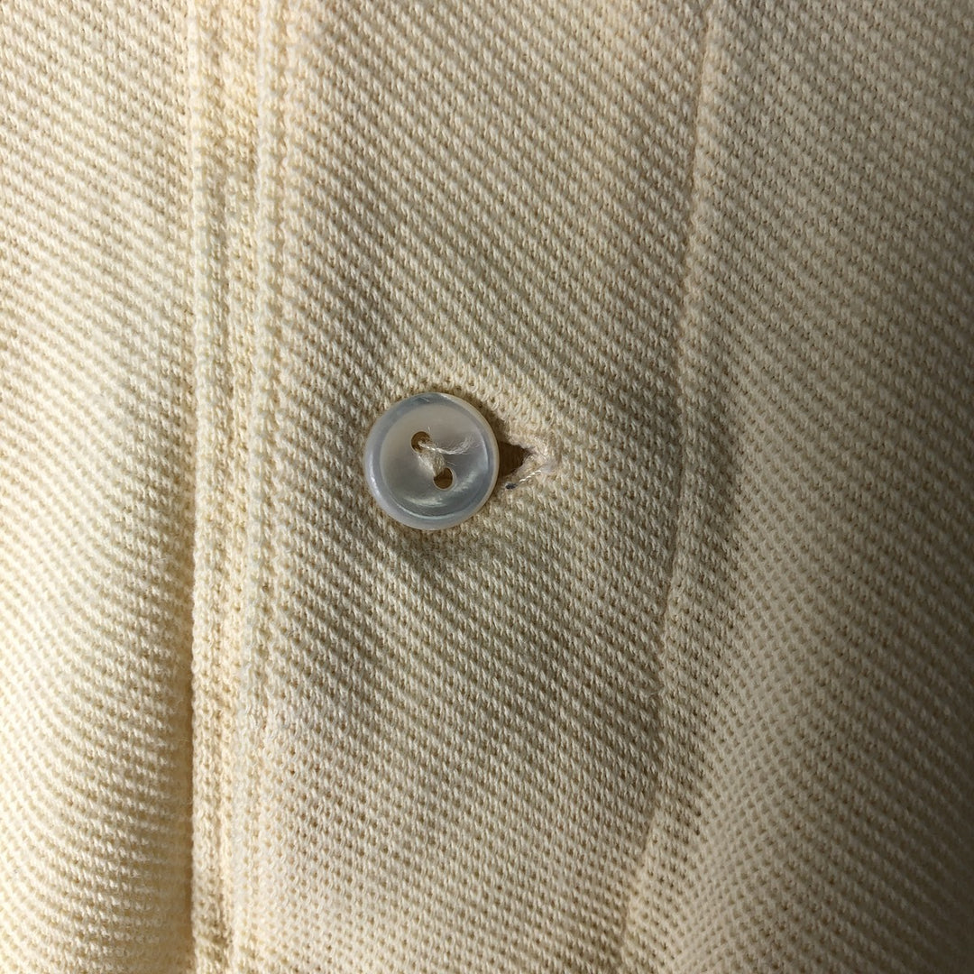 Lacoste LACOSTE Long Sleeve Polo Shirt Size 6 Men's XL cotton lemon yellow Vintage Second Hand