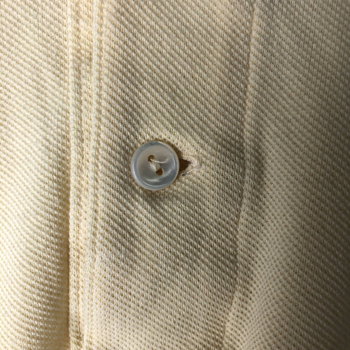 Lacoste LACOSTE Long Sleeve Polo Shirt Size 6 Men's XL cotton lemon yellow Vintage Second Hand