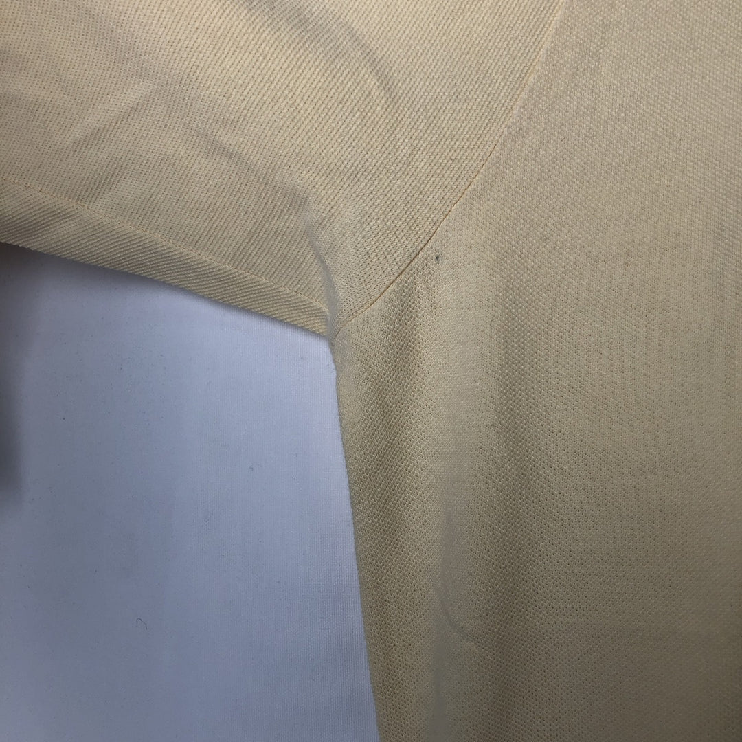 Lacoste LACOSTE Long Sleeve Polo Shirt Size 6 Men's XL cotton lemon yellow Vintage Second Hand