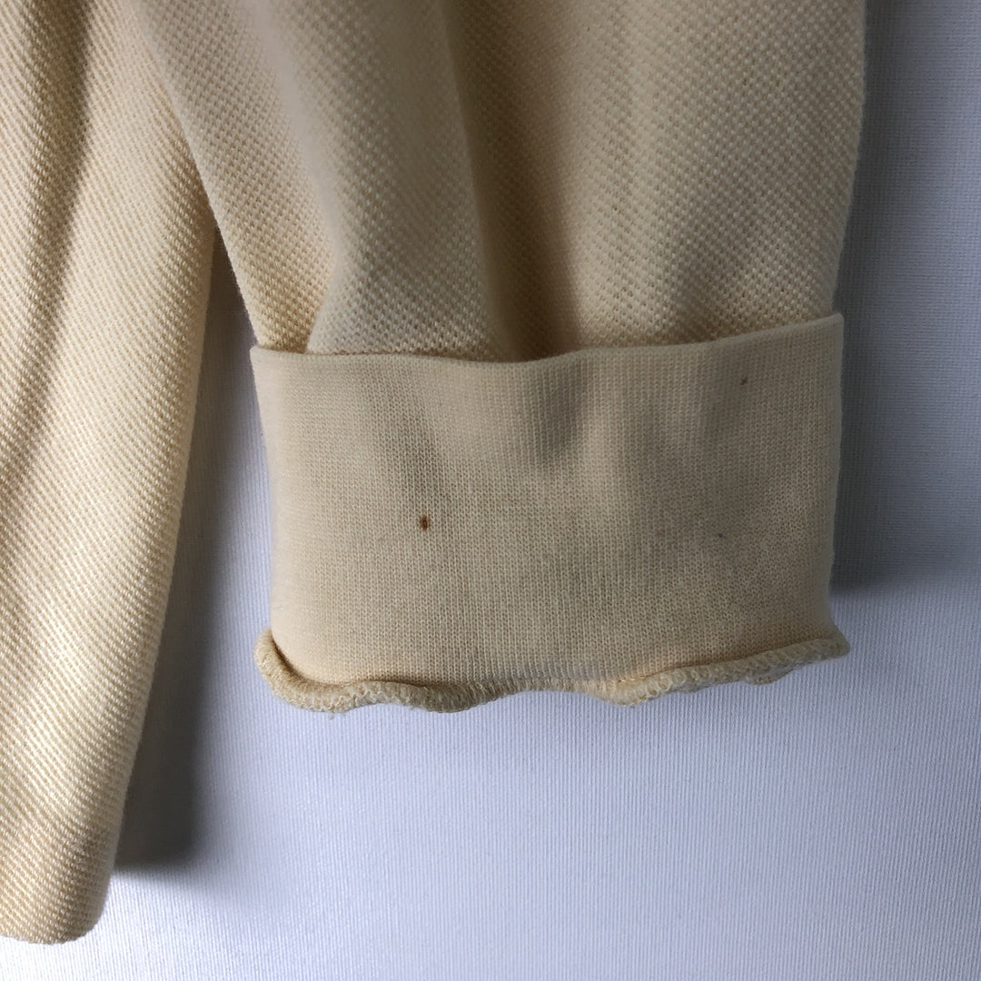 Lacoste LACOSTE Long Sleeve Polo Shirt Size 6 Men's XL cotton lemon yellow Vintage Second Hand
